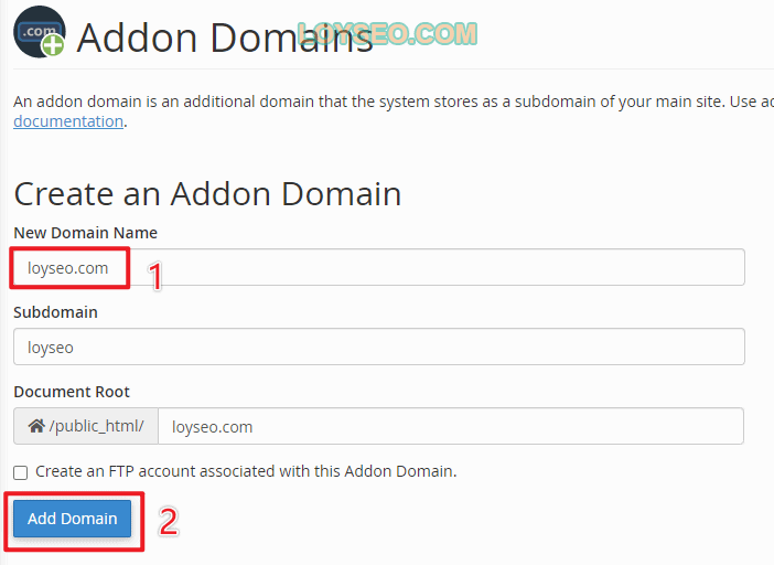 add a new domain wordpress website in greengeeks 3