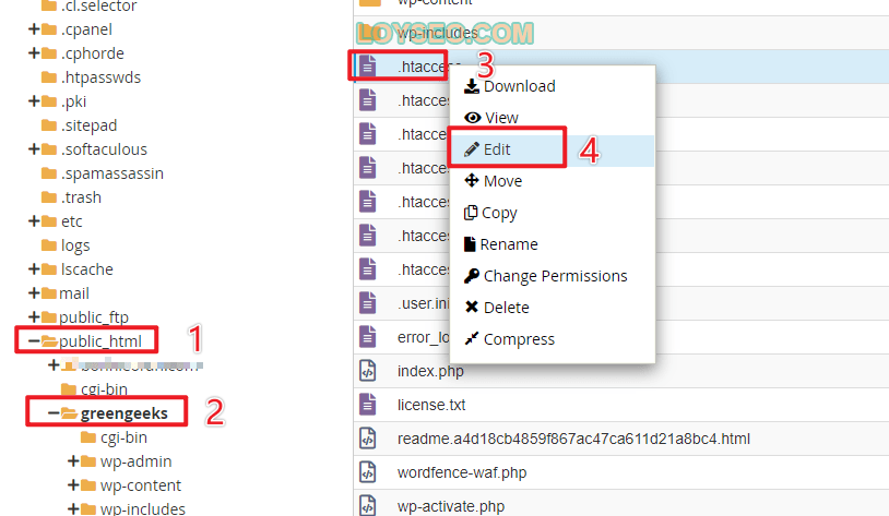 edit htacess cpanel 2 - 如何在WordPress中调整最大文件上传大小(3种方法) edit htacess cpanel 2