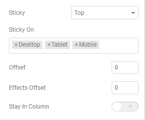 elementor-sticky