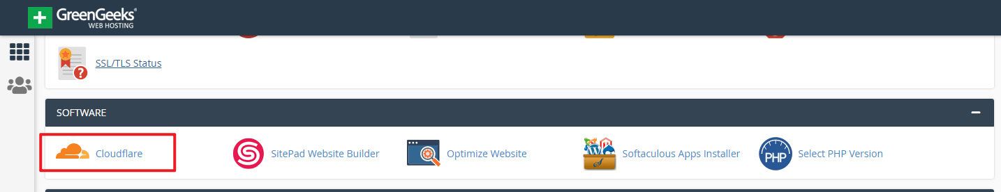 enable cloudflare cdn for website on greengeeks 1