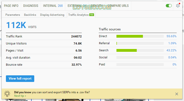 diytrade seoquake