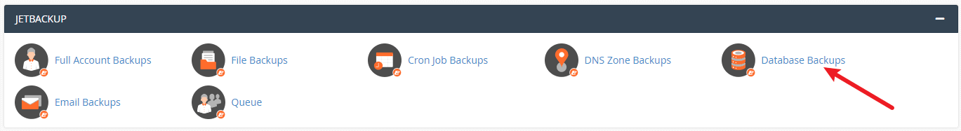 fastcomet backup restore database