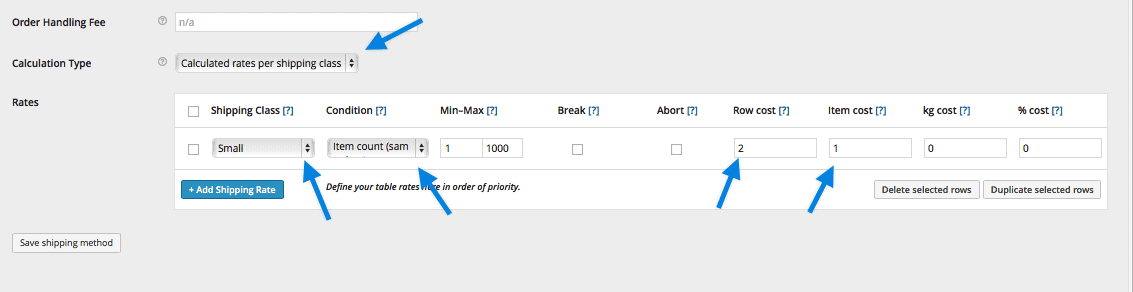 如何配置运费费率表Table Rate Shipping