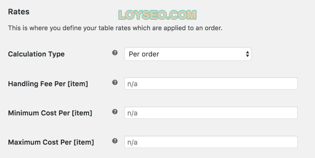 如何配置運費費率表Table Rate Shipping