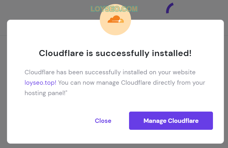 在Hostinger开通Cloudflare CDN