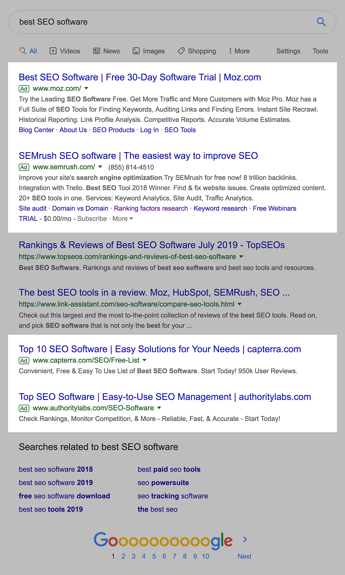 ads at top and bottom of serps page - 什么是SERP? ads at top and bottom of serps page