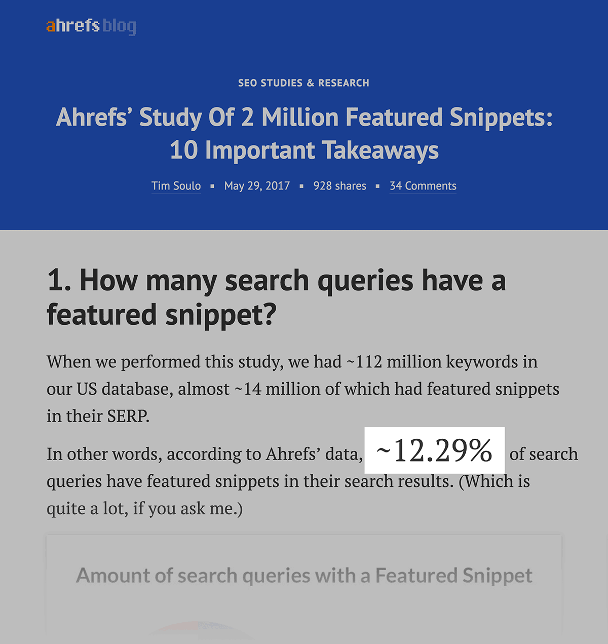 ahrefs featured snippet study - 什么是SERP? ahrefs featured snippet study