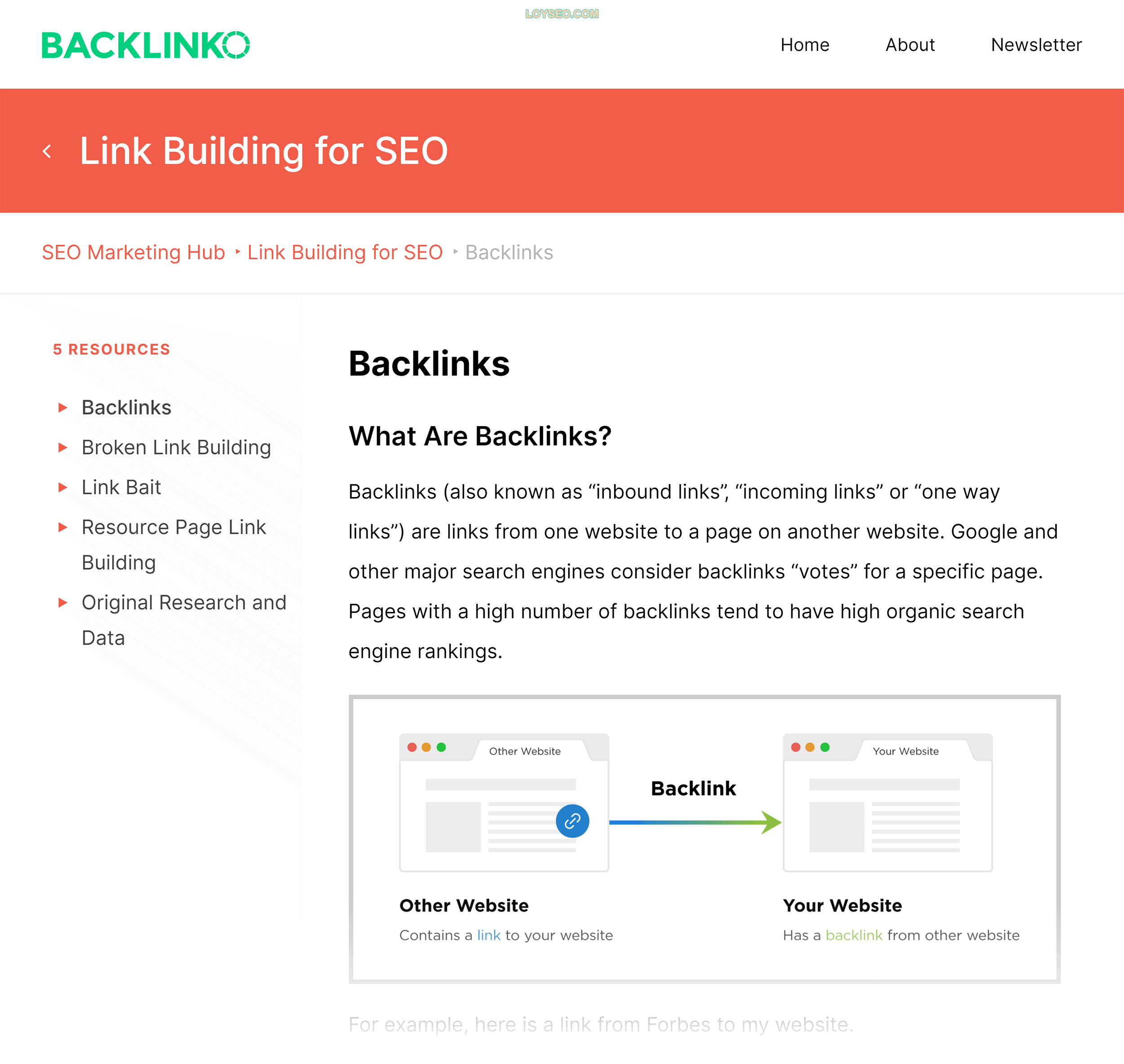 Backlinko – Hub Backlinks