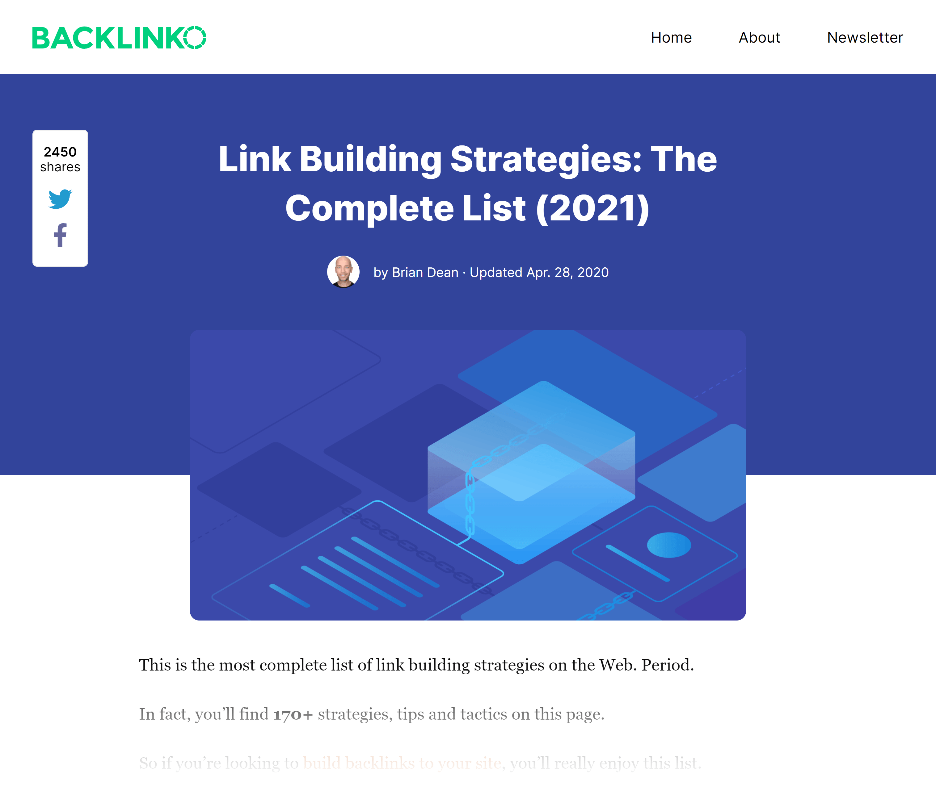 Backlinko – Link building strategies post Backlinko – Link building strategies post