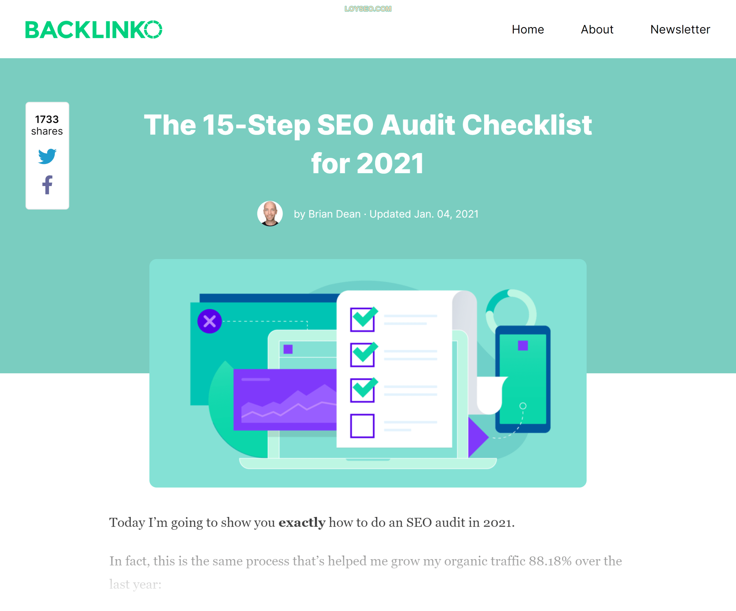 Backlinko – SEO site audit