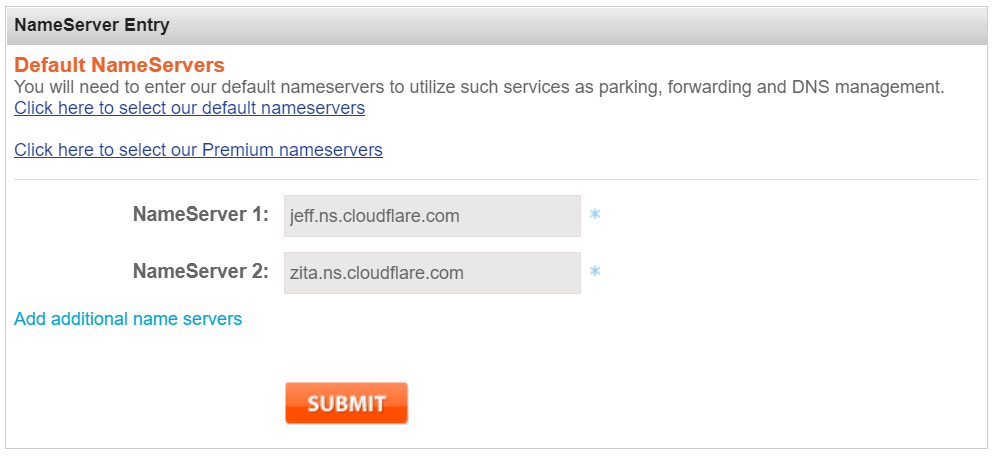 change namesilo ns 1 - Cloudflare教程：如何給網站開通免費的Cloudflare CDN
