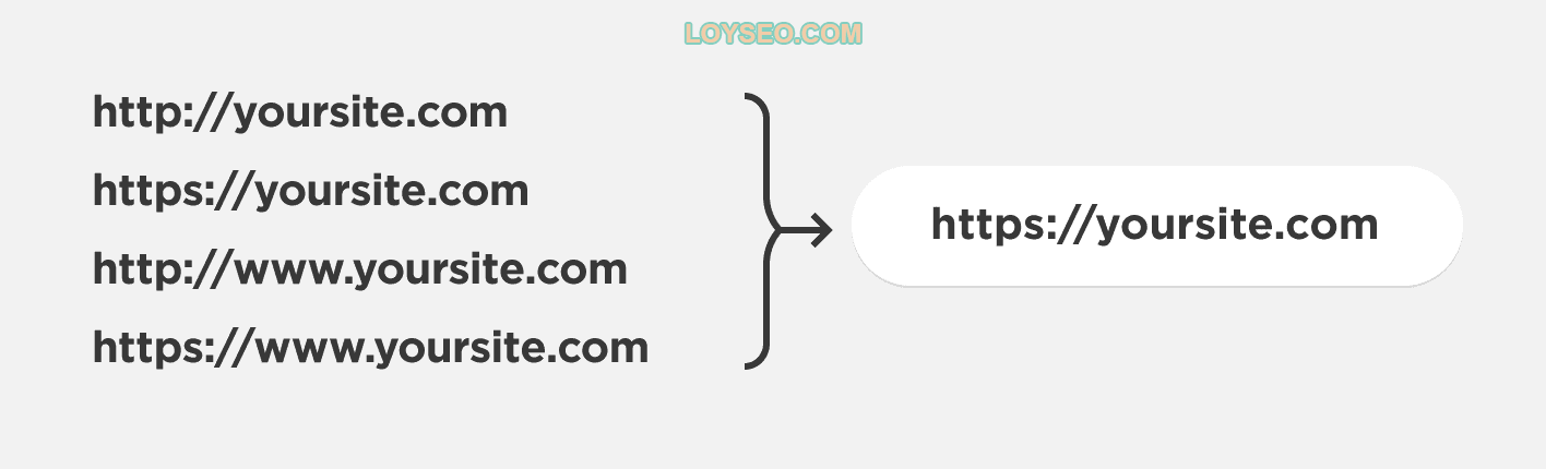 Different versions of the same site Different versions of the same site