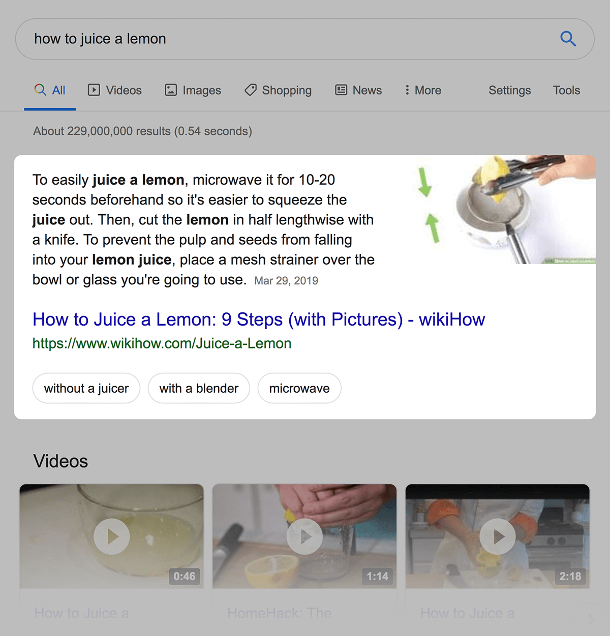 featured snippet with - 什么是SERP? featured snippet with