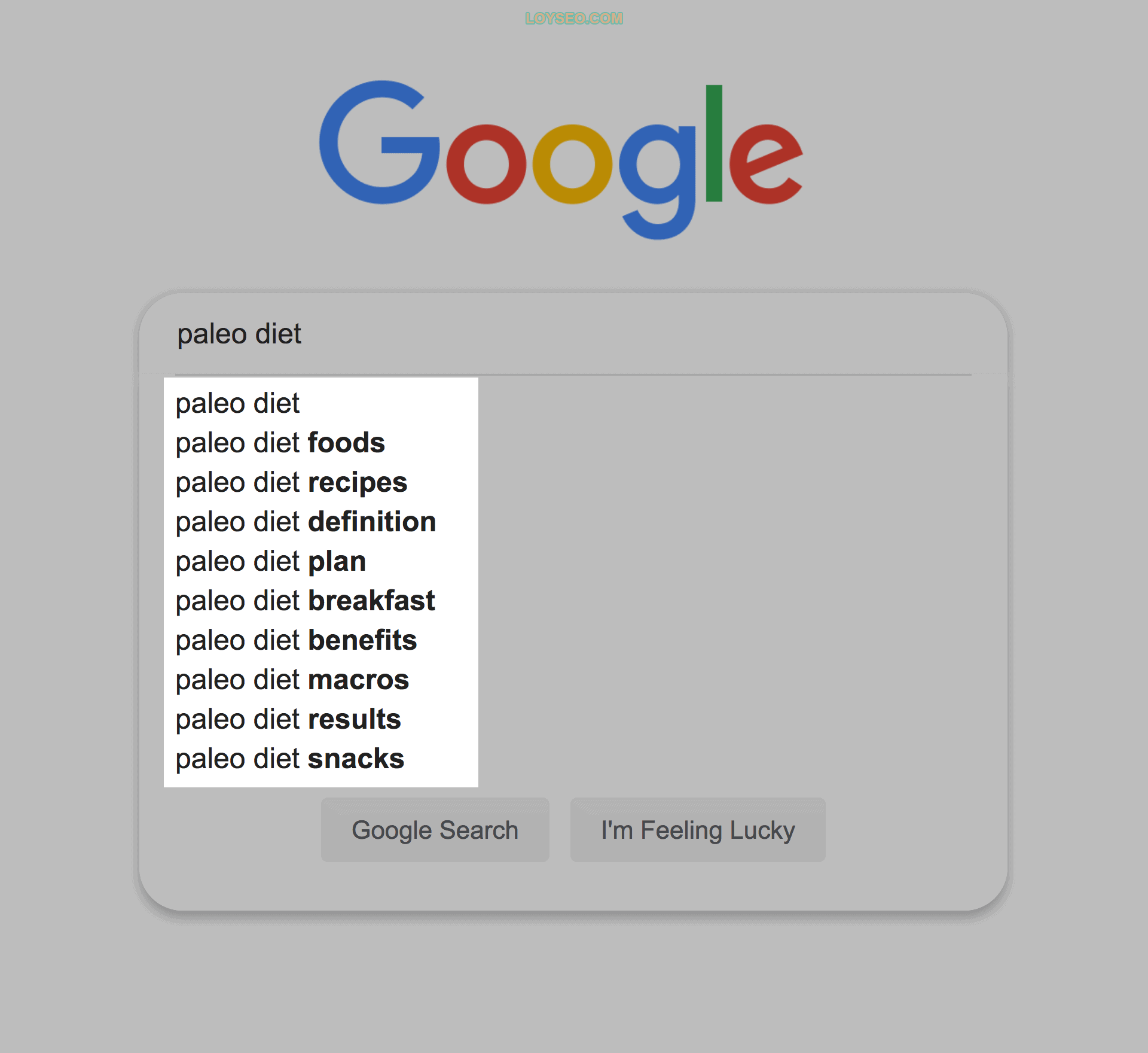 Google autocomplete Google autocomplete