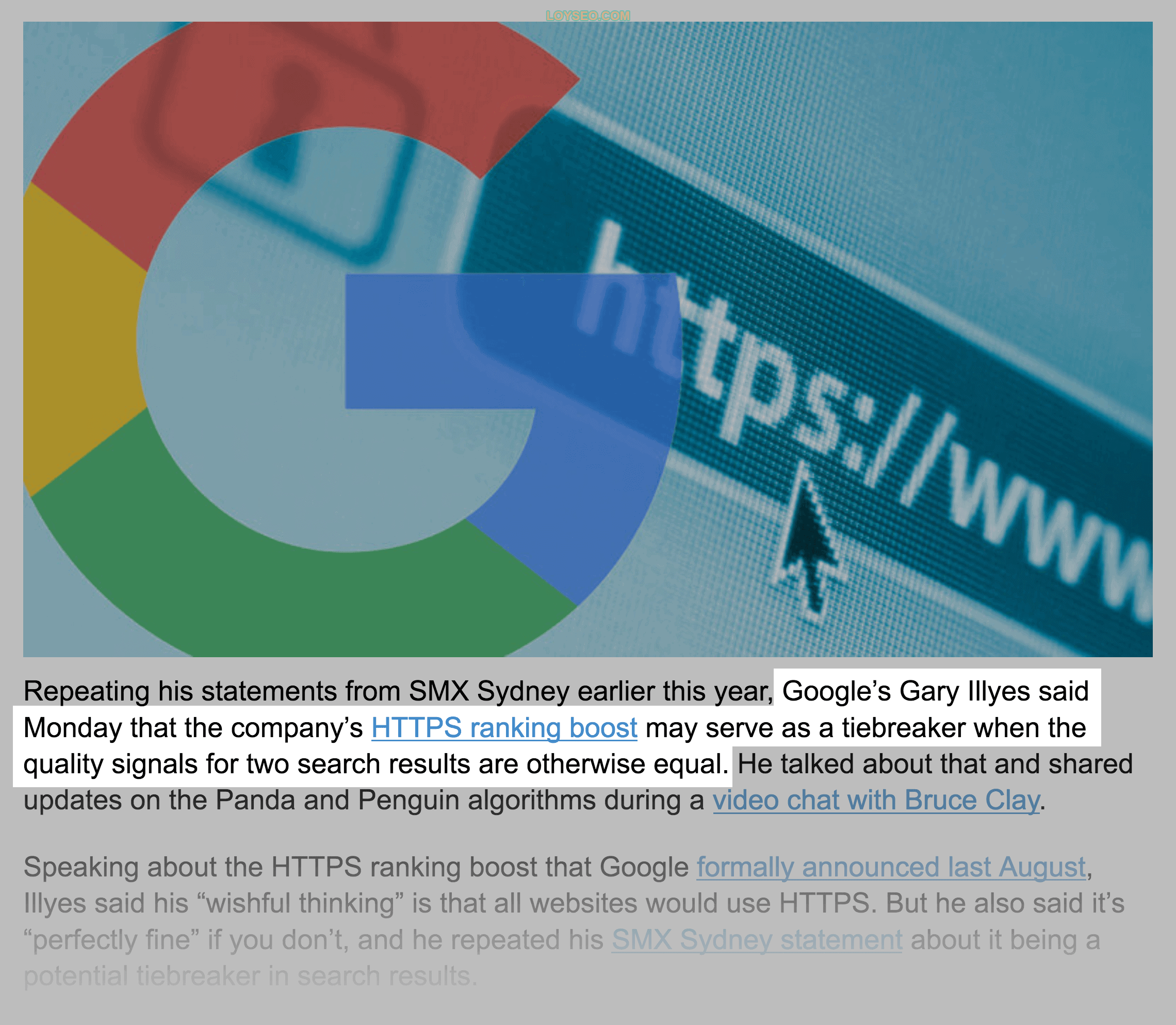 Google HTTPS tiebreaker Google HTTPS tiebreaker