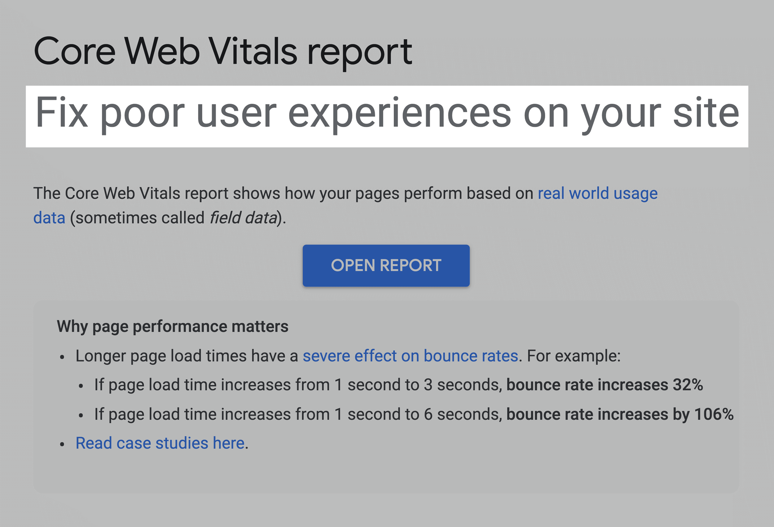 google on core web vitals - 10大重要的SEO指标 Google on 核心网页指标