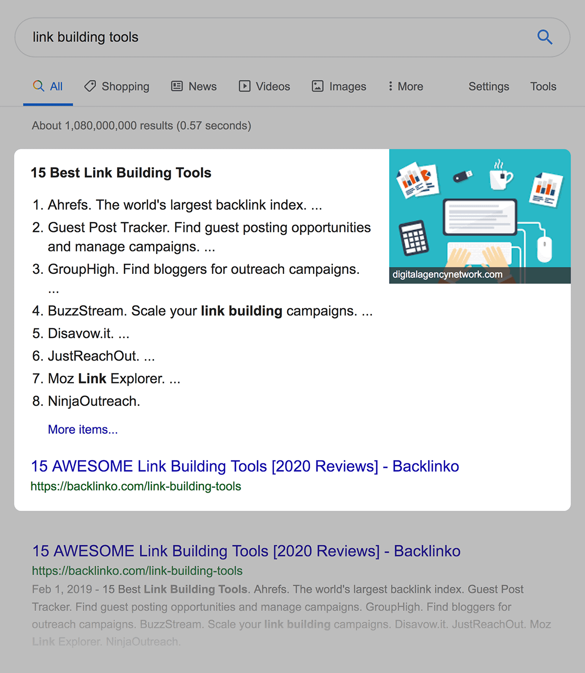 link building tools post featured snippet - 什么是SERP? link building tools post featured snippet