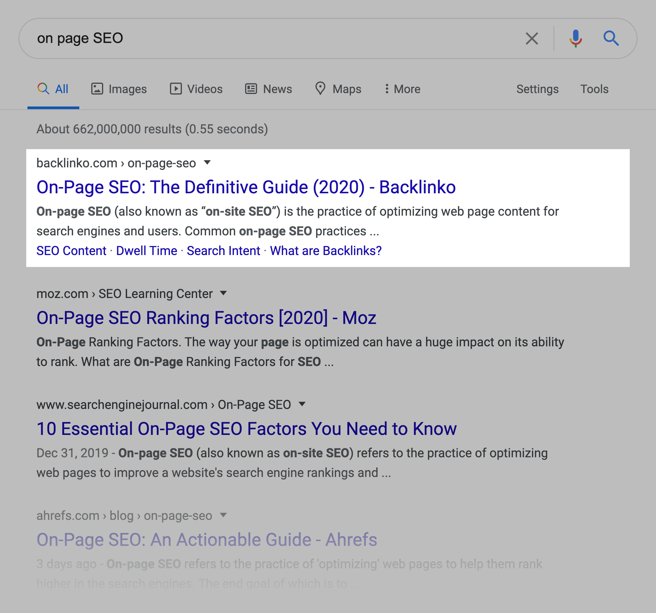 on page seo serps 1 - SEO 与 SEM的区别是什么? on page seo serps 1