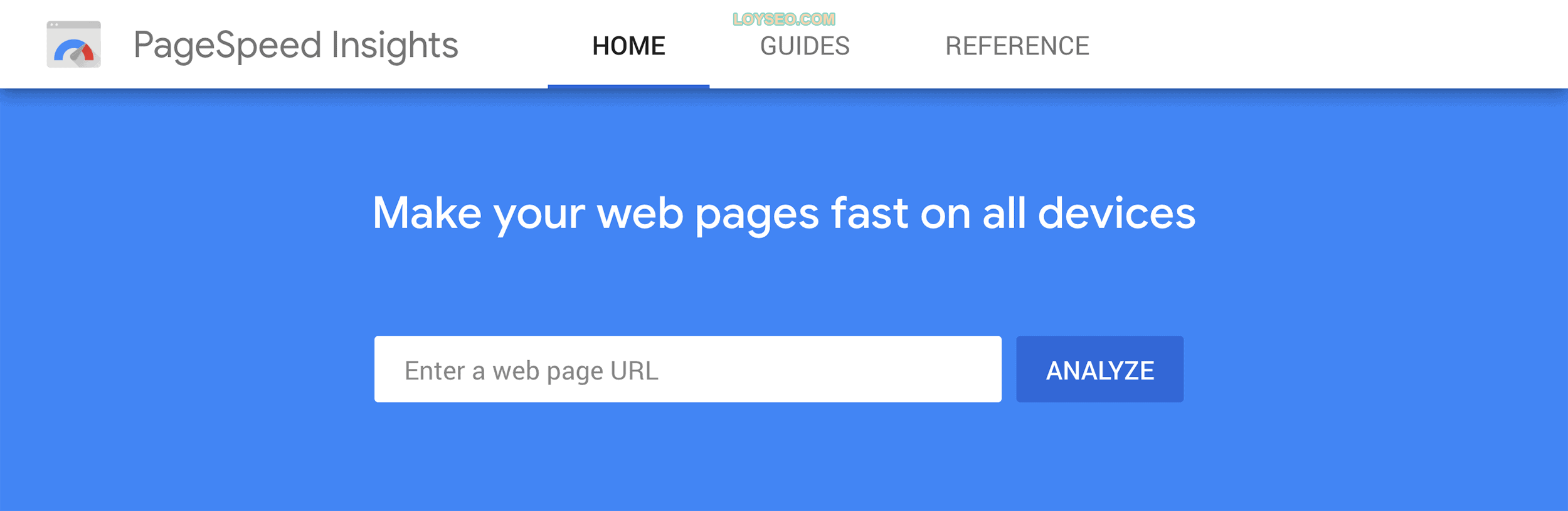 PageSpeed Insights PageSpeed Insights