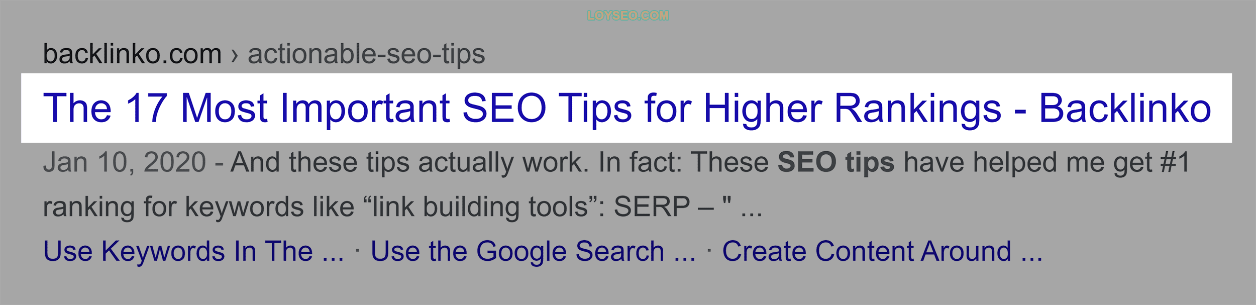 SEO Tips – Keyword In Title Tag SEO Tips – Keyword In Title Tag