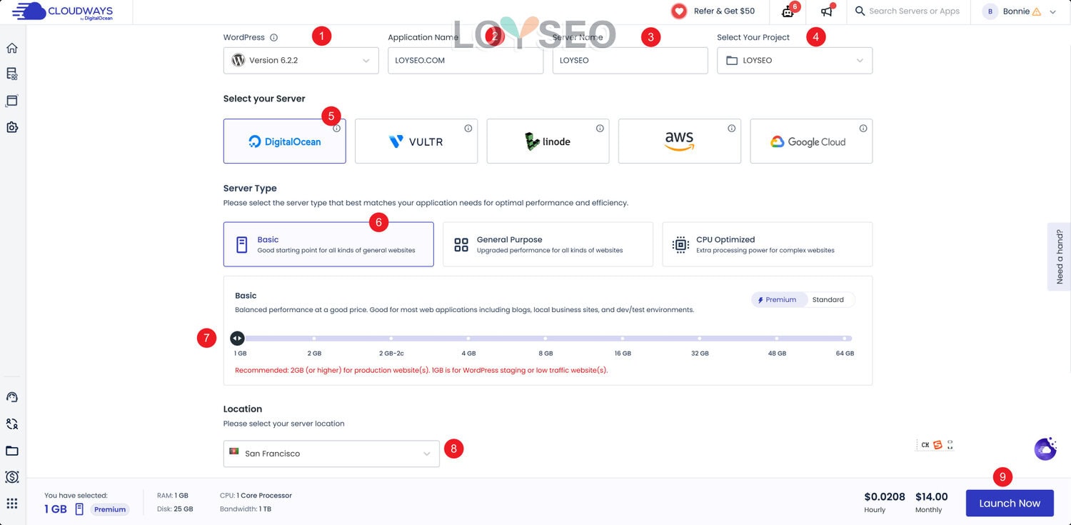 register cloudways account 8 - Cloudways主機教學(含3個月7折優惠碼、贈架設網站教學或主題外掛) Cloudways主機教學(含3個月7折優惠碼、贈架設網站教學或主題外掛)