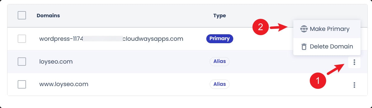 cloudways domain management 4 - Cloudways主機教學(含3個月7折優惠碼、贈架設網站教學或主題外掛) Cloudways主機教學(含3個月7折優惠碼、贈架設網站教學或主題外掛)