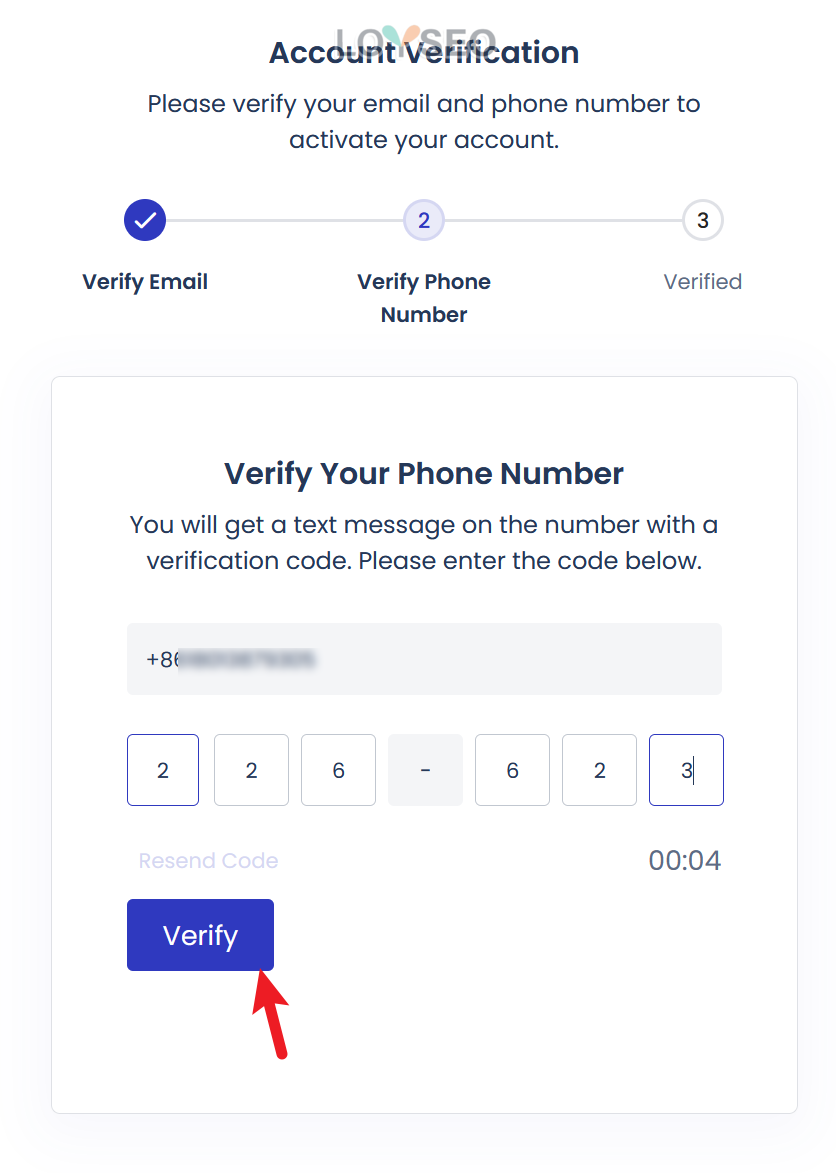 cloudways verify phone 2 - Cloudways主機教學(含3個月7折優惠碼、贈架設網站教學或主題外掛) Cloudways主機教學(含3個月7折優惠碼、贈架設網站教學或主題外掛)
