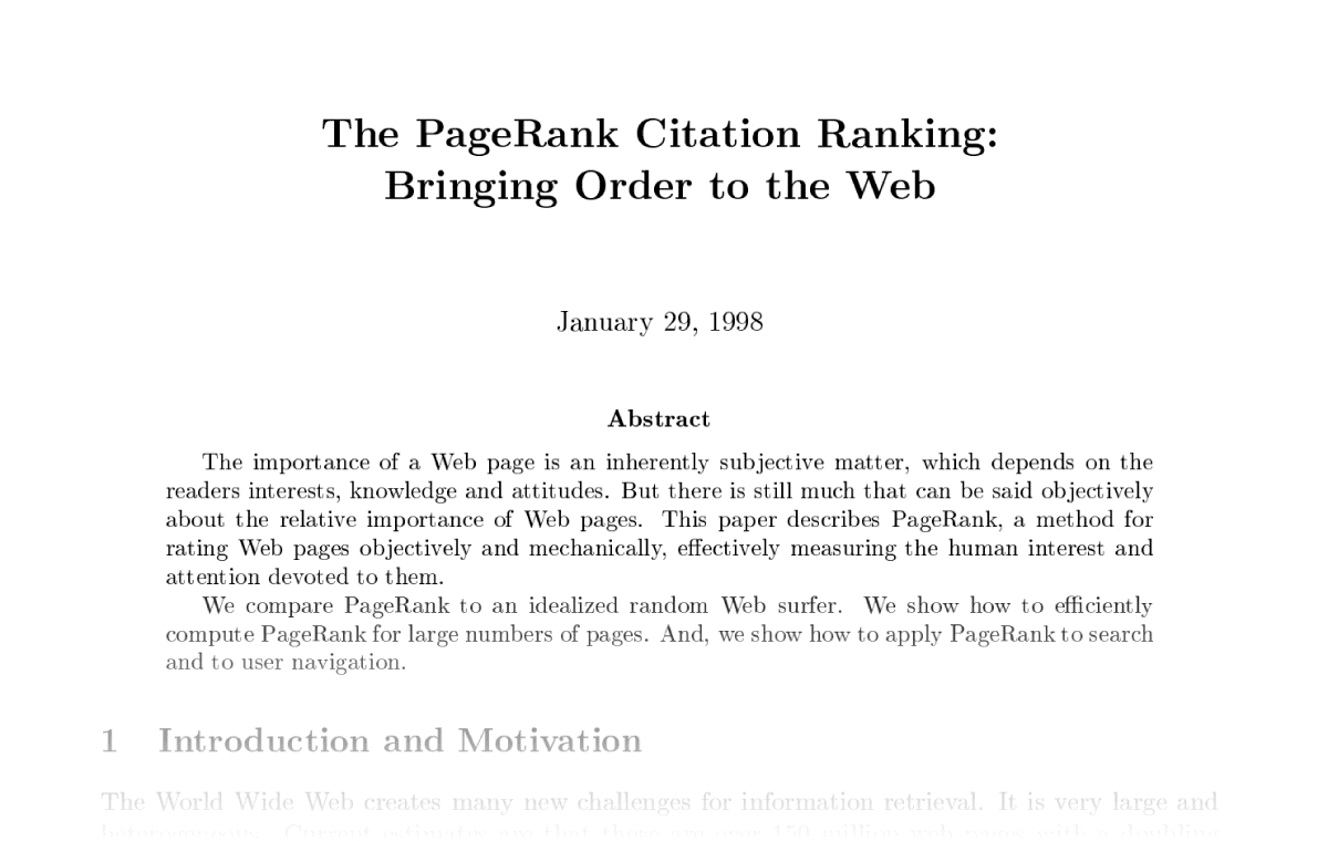 pagerank citation - 什么是外链?如何建立外链? PageRank citation