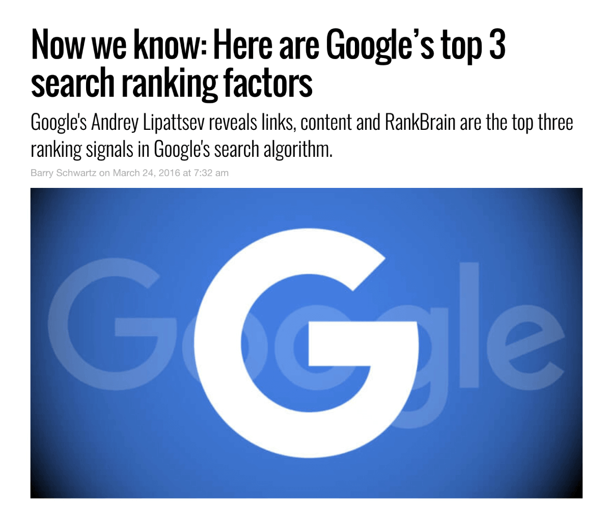 search ranking factors - 什么是外链?如何建立外链? Search ranking factors