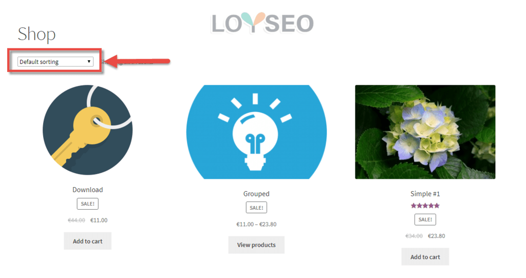 woocommerce remove default sorting dropdown