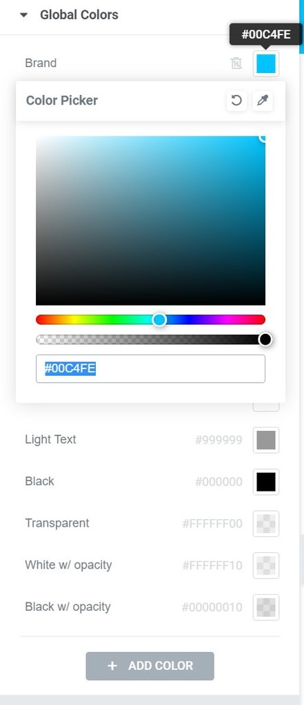 elementor global color - Elementor的全局樣式與設置 Elementor的全局樣式與設置