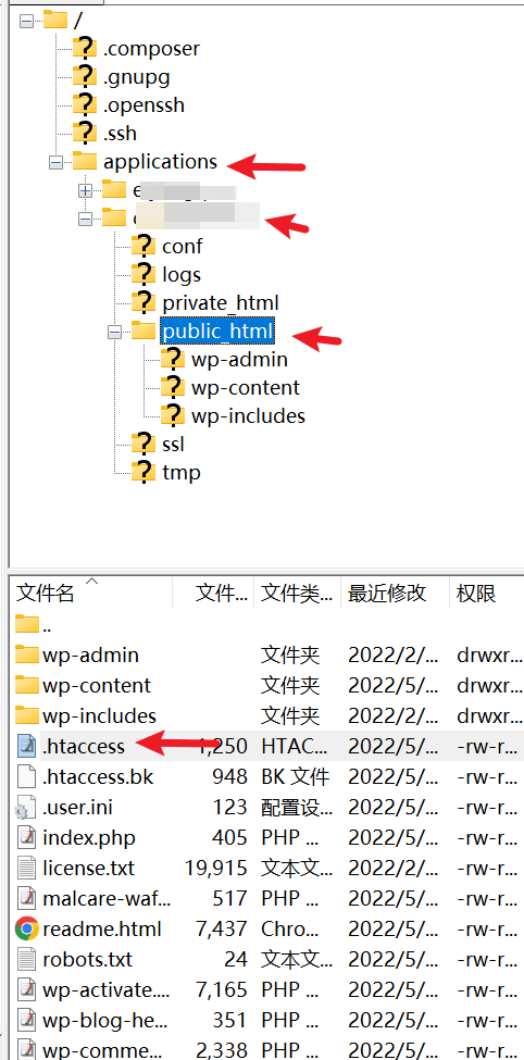 ftp htaccess